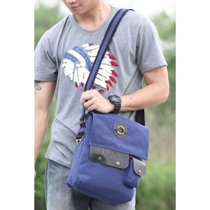 Men's canvas satchel, men's canvas messenger bag