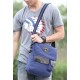 Men's canvas satchel