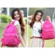 rose Canvas backpacks satchel book bag