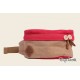 Red Canvas Fanny Pack