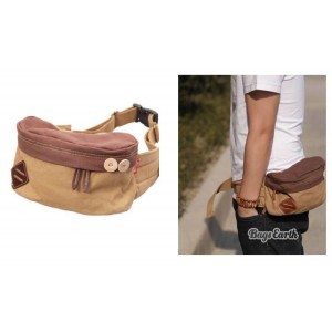 Coffee Canvas Fanny Pack