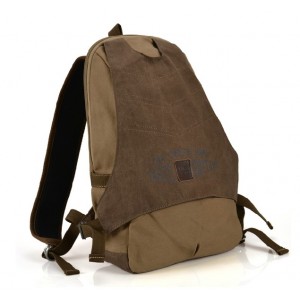 Vintage canvas backpack leather, canvas backpack for high school