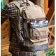 coffee Canvas satchel backpack,