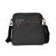 black men's canvas satchel bag