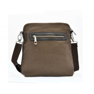 coffee men's canvas satchel bag