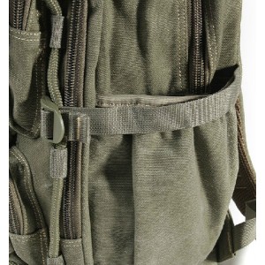 army green canvas backpack men