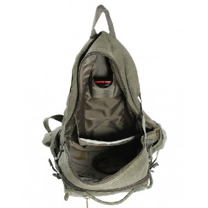 Military canvas backpack for men