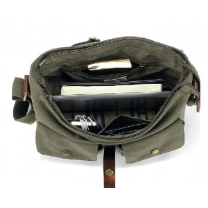 IPAD canvas messenger bag