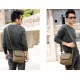 army green messenger bag for men