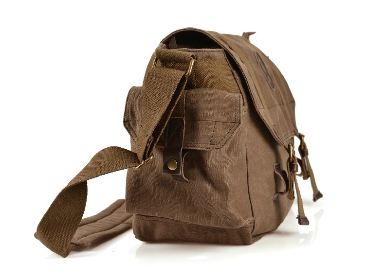 Canvas Messenger Bag For Men, Canvas Zipper Bag - Bagsearth