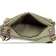 army green Canvas messenger shoulder bag