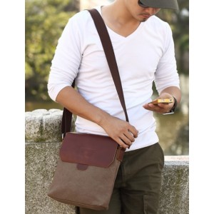 canvas Cross body messenger bag