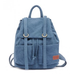 Cute canvas backpack, canvas rucksack school backpack