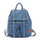 blue Cute canvas backpack