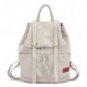 beige Cute canvas backpack