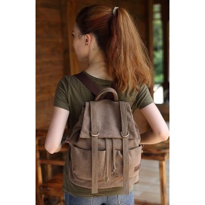 womens Cute canvas backpack