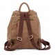 womens canvas rucksack school backpack