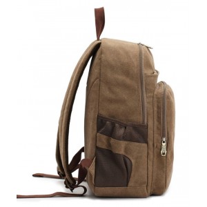 khaki Canvas rucksack and backpack