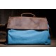 blue Personalized messenger bag for men