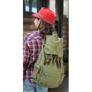 army green traveling backpacks