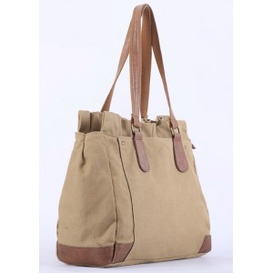 khaki Canvas handbags women