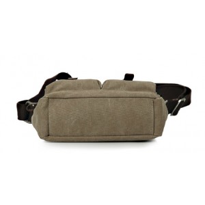 khaki fabric messenger bags