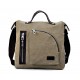 Canvas shoulder bag for men