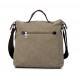 khaki Canvas shoulder bag for men