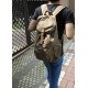 army green Retro backpack