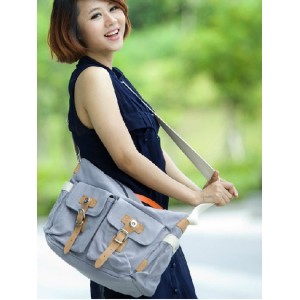 grey messenger bag girls