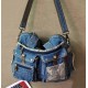 Distressed carry all bag