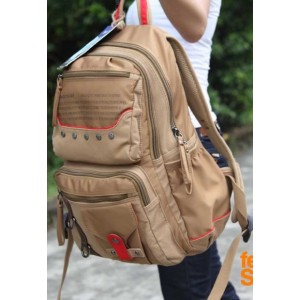 mens vintage canvas backpack