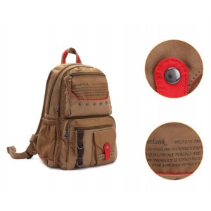 womens vintage canvas backpack