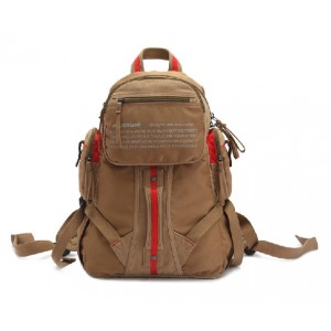 Vintage canvas rucksack, canvas backpack men