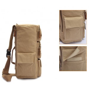 khaki Back pack purse