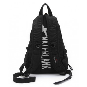 black Canvas backpack for girls