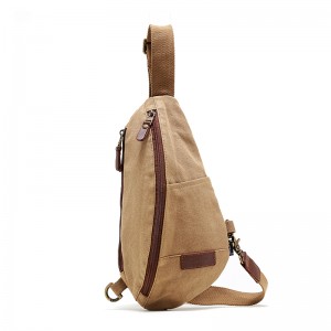 Fashionable Canvas Shoulder Bag, Light Chest Bags