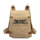 Cotton canvas backpack