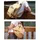 Cotton canvas backpack for men