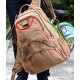 Vintage military canvas rucksack