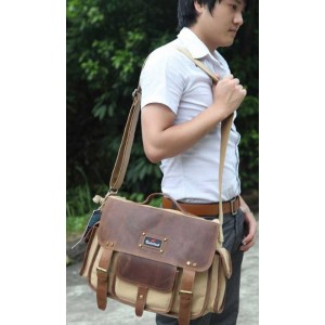 mens Canvas satchel bag