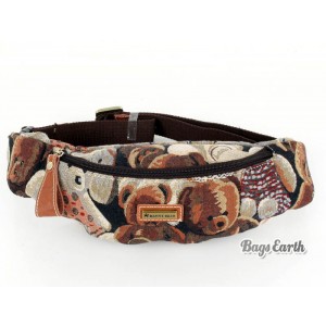 Coffee Kids Canvas Fanny Packs