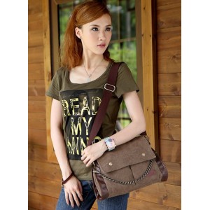 vintage canvas messenger bags for women