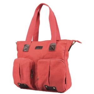 red shoulder bag schoolbag