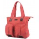 red shoulder bag schoolbag