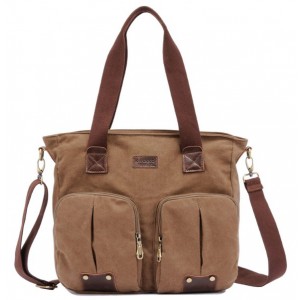 Canvas shoulder bag