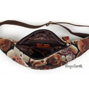 Coffee Canvas Fanny Packs