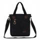 black Canvas satchel handbag