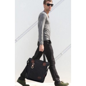 black satchel bookbag