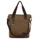 Canvas satchel handbag